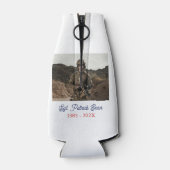 7月モダン軍引退の米国国旗4日 ボトルクーラー (裏面)