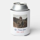 7月モダン軍引退の米国国旗4日 缶クーラー (缶裏面)