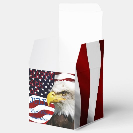 7月モダン4日アメリカ合衆国国旗のアメリカン・イーグル フェイバーボックス (オープン)