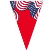 7月モダン4日アメリカ愛国国旗 バンティングフラッグ (第3の旗)