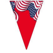 7月モダン4日アメリカ愛国国旗 バンティングフラッグ (第2の旗)