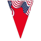 7月モダン4日アメリカ愛国国旗 バンティングフラッグ (第1の旗)