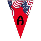 7月モダン4日アメリカ愛国国旗 バンティングフラッグ (第3の旗)