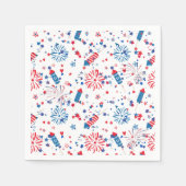 7月モダン4日パターン03 スタンダードカクテルナプキン (正面)