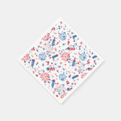 7月モダン4日パターン03 スタンダードカクテルナプキン (角)