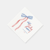 7月モダン4日弓パーティー愛国心 スタンダードカクテルナプキン (角)