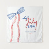 7月モダン4日弓パーティー愛国心 タペストリー (正面)