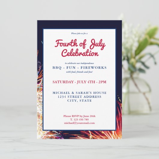 7月モダン4日 招待状 (スタンド正面)