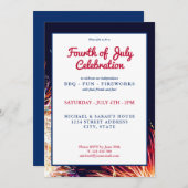 7月モダン4日 招待状 (正面/裏面)