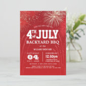 7月モダン4日Backyard BBQ I花火 招待状 (スタンド正面)