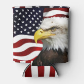 7月モダンBBQパーティー第4回米国国旗 缶クーラー (正面)