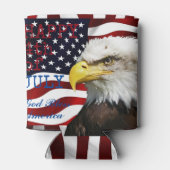 7月モダンBBQパーティー第4回米国国旗 缶クーラー (裏面)