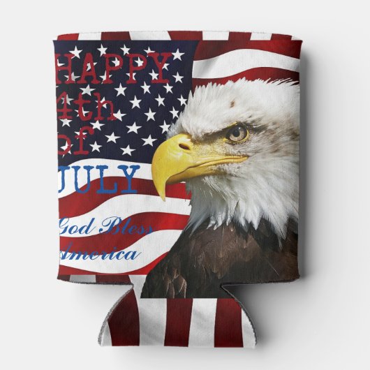 7月モダンBBQパーティー第4回米国国旗 缶クーラー (裏面)