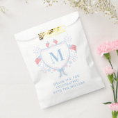 7月モノグラム紋章の赤・白・青4番目 フェイバーバッグ (封をした状態)