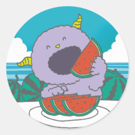 7月モンスターシール。 ラウンドシール
