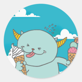 7月モンスターシール。 ラウンドシール