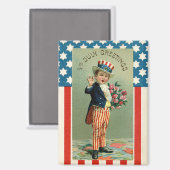 7月ヴィンテージ4日 マグネット (正面/裏面)