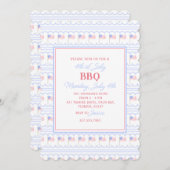 7月名門私立校風のBBQのグランミレニアル第4戦 招待状 (正面/裏面)