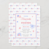 7月名門私立校風のBBQのグランミレニアル第4戦 招待状 (正面/裏面)