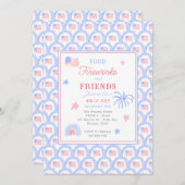 7月名門私立校風のBBQのグランミレニアル第4戦 招待状 (正面/裏面)