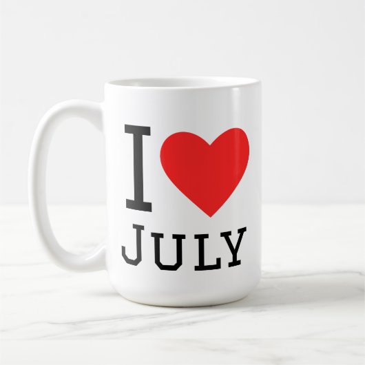 7月大好き コーヒーマグカップ (左)