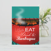 7月家族BBQの飲み物そしてバーベキュー第4を食べて下さい 招待状 (スタンド正面)