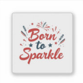 7月生まれ4日ステッカーへ シール (正面)