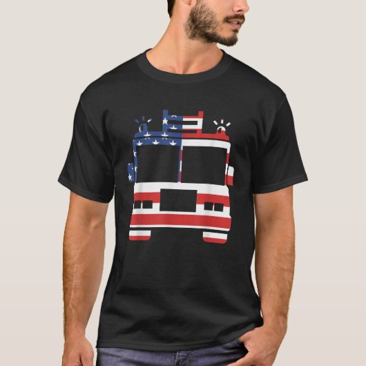 7月祝アメリカ国旗4日 Tシャツ (正面)