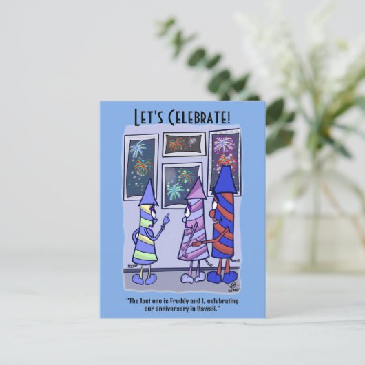 7月祝4日 ポストカード (スタンド正面)