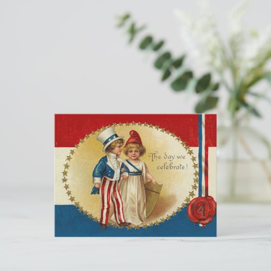 7月祝4日 ポストカード (スタンド正面)