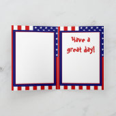 7月第4の行進 カード (内部)