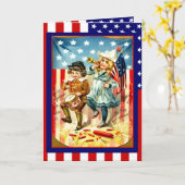 7月第4の行進 カード (黄色い花)