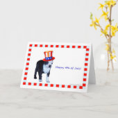 7月第4幸せ カード (黄色い花)