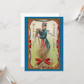 7月第4幸せ! ヴィンテージの芸術 カード (正面/裏面インサイチュ)