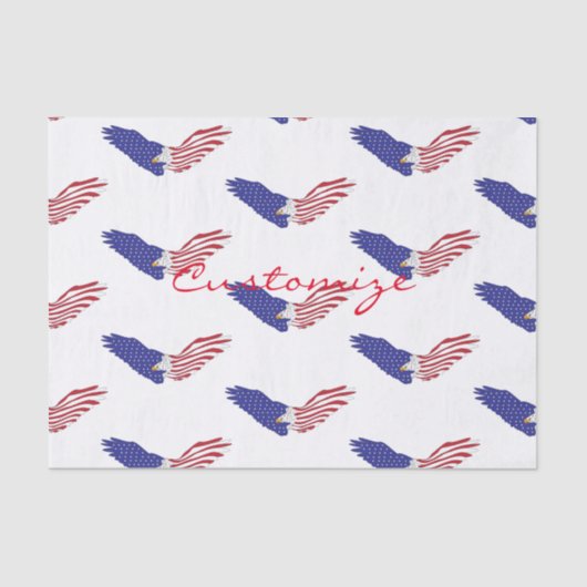 7月第4愛国心が強いアメリカのワシThunder_Cove 薄葉紙 (正面)