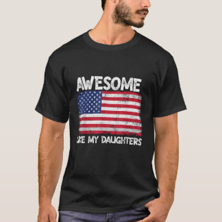 7月素晴らしの父の日の4番目の娘のように Tシャツ