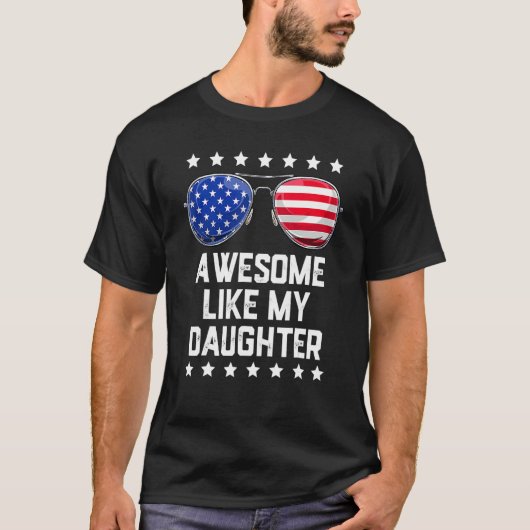 7月素晴らしD日の娘サングラス4th Tシャツ (正面)
