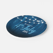 7月素朴バーベキュー4日 ペーパープレート (アングル)