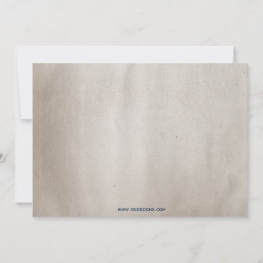 7月素朴4日BBQパーティの招待状 招待状 (裏面)