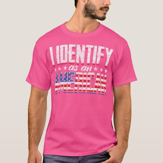 7月統一された4日の米国国旗の州 Tシャツ (正面)