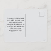 7月縁どの可愛いコリー4th休日はがき シーズンポストカード (裏面)