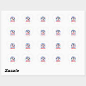 7月縁ど4日の愛国コリードッグ ハートシール (シート)