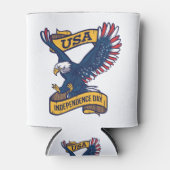 7月誇りを持った1日のハゲ・イーグル4日 缶クーラー (正面)