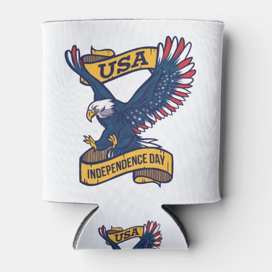 7月誇りを持った1日のハゲ・イーグル4日 缶クーラー (正面)