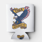 7月誇りを持った1日のハゲ・イーグル4日 缶クーラー (裏面)