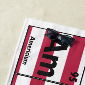 7月誇りを持った4日アメリカ国旗 ビーチタオル (インサイチュ)