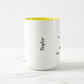 7月誕生フラワーラークスパーアンドウォーターリリー マグカップ (中央)