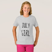 7月誕生日ガールTシャツ Tシャツ (正面フル)