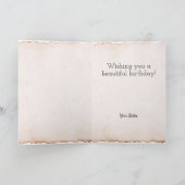 7月誕生日フラワーカード カード (内部)