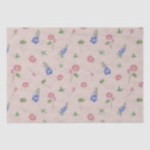 7月誕生月フラワーラークスパーウォーターリリー 薄葉紙 (正面)